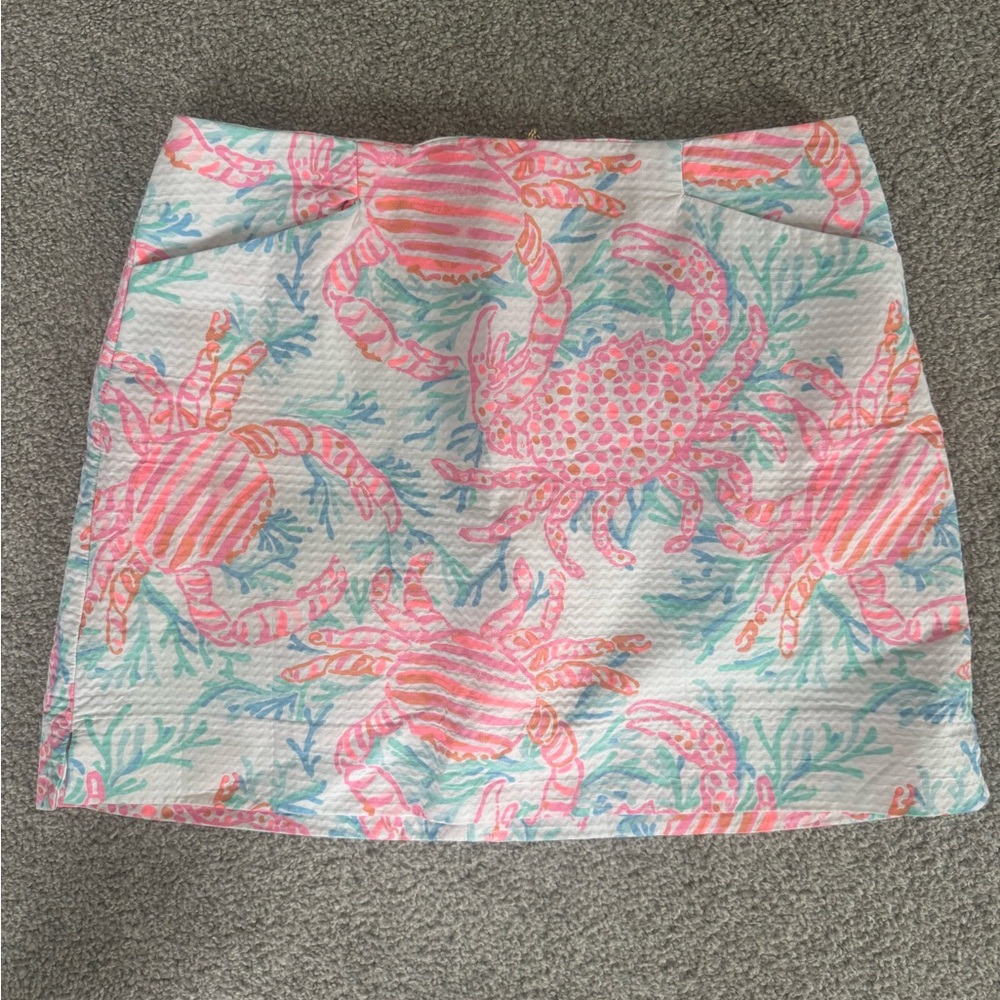 Lilly Pulitzer Colorful Crab Print Skort